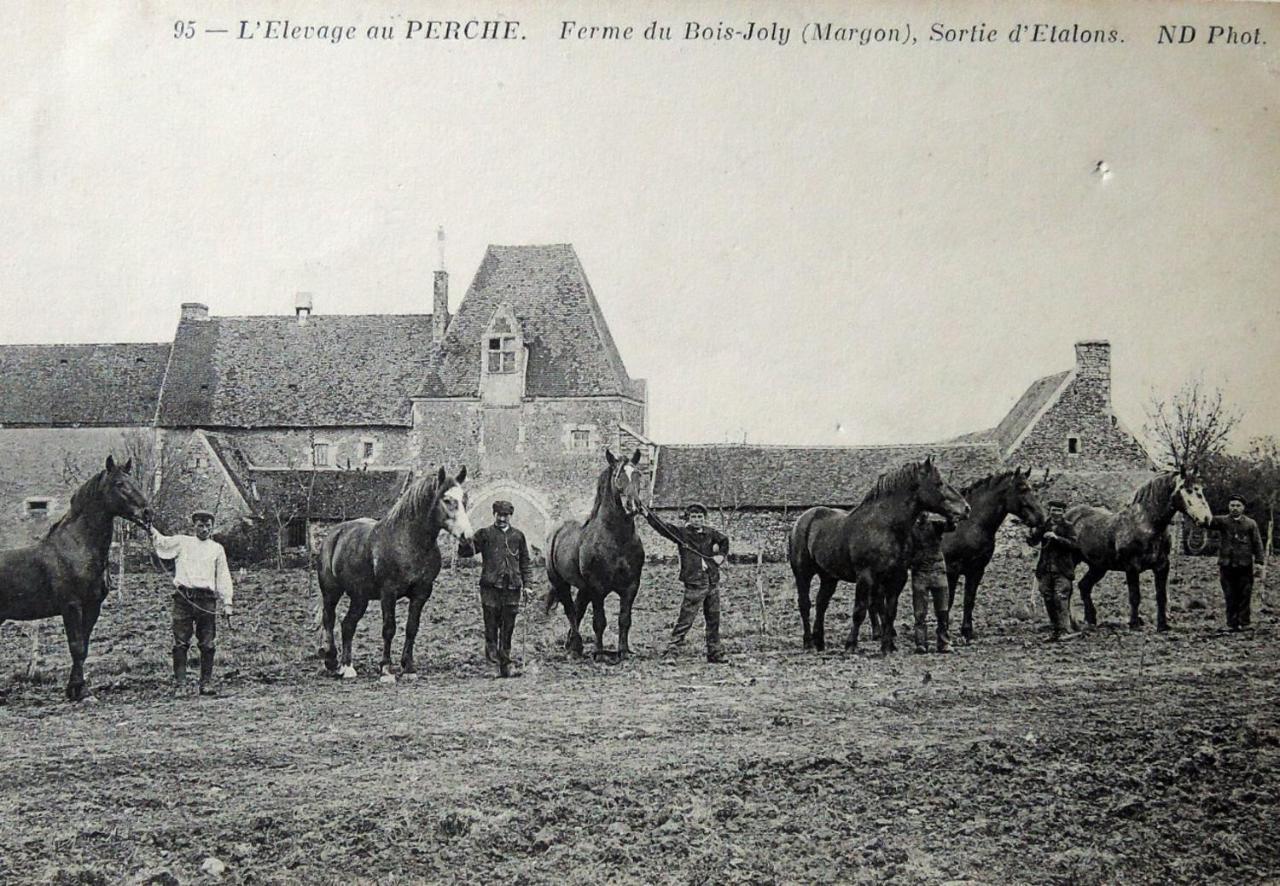 Manoir Du Bois Joly - Roulotte Vintage Guest House Margon  Exterior photo